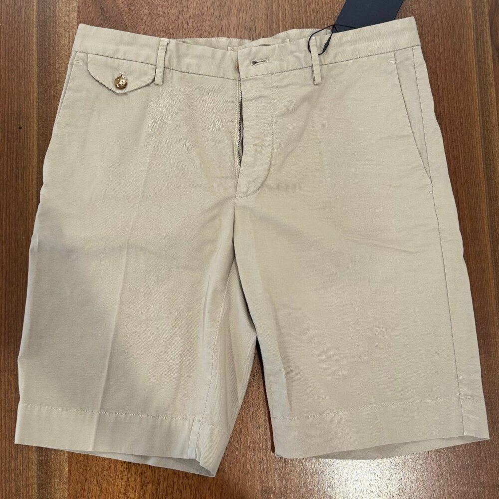 Incotex - 1951 Royal Batavia - Bermuda Shorts - Khaki / Beige- 46 / Small - BNWT